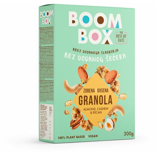 Boom box ovsena granola orašasti plodovi 300g Slike