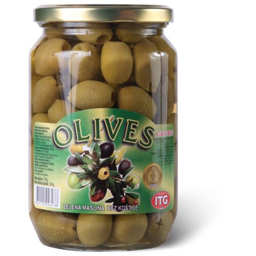 Itg zelene masline bez koštice 720g Cene