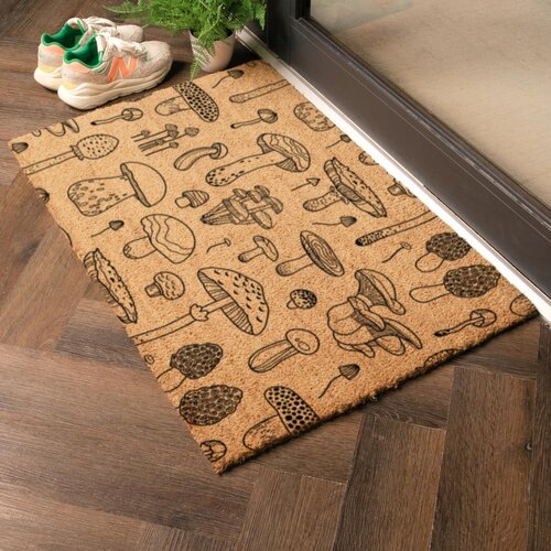 Artsy Doormats Predpražnik iz kokosovih vlaken 40x60 cm Mushrooms &amp;ndash; Slike