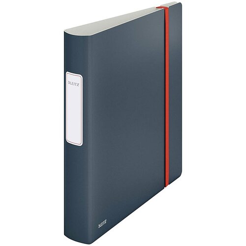 Leitz Mapa A4 PP 2-obroča Cosy z elastiko, 60 mm, siva Cene