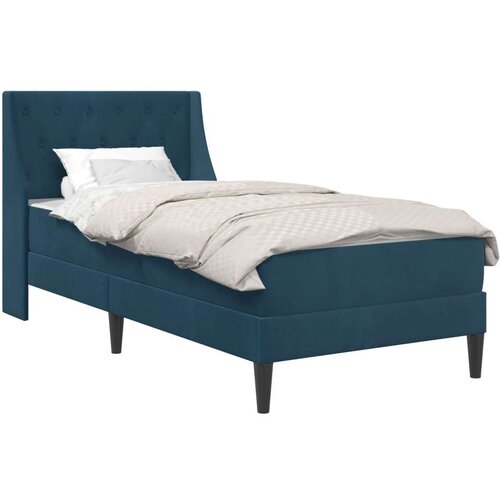  Okvir kreveta s madracem Zidne s uzglavljem 2 pcs Plava Bar&amp;scaron;un - Plava 100 x 200 cm Slike