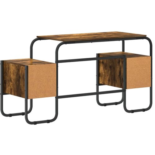  Stol s pohranom Dimljeni hrast 145 x 50 x 75 cm - Dimljeni hrast Slike
