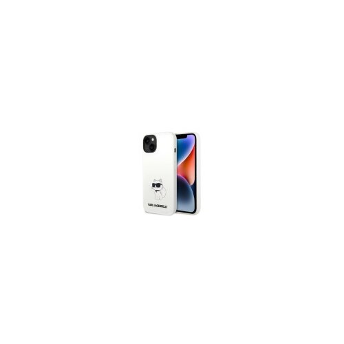 Karl Lagerfeld OVITEK HARDCASE ZA IPHONE 14 PLUS 15 PLUS 6,7 BEL SILIKON, (5000339152) Slike