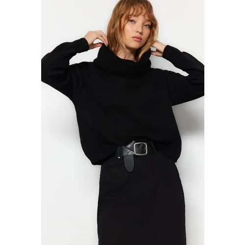 Trendyol Sweater - Black - Regular fit