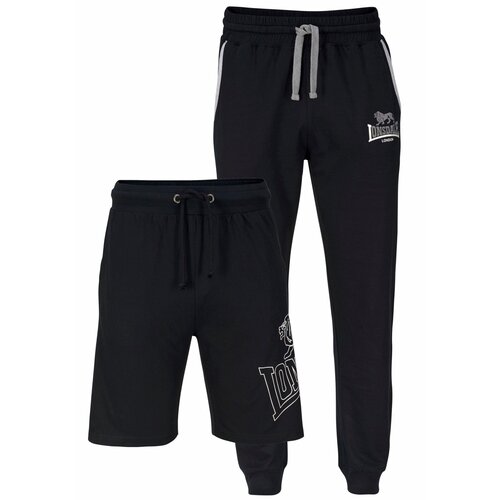 Lonsdale Men's jogging pants and shorts regular fit double pack Slike
