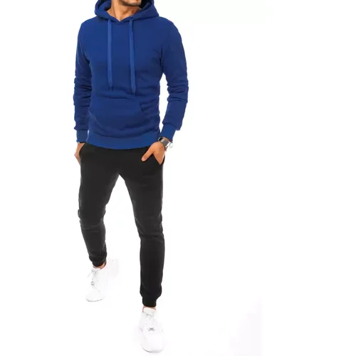 DStreet Men's tracksuit blue and black AX0637