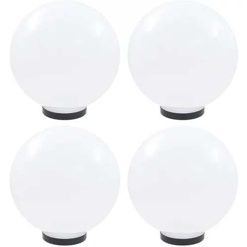  LED okrogle svetilke 4 kosi krogle 30 cm PMMA