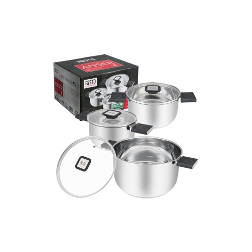 Resto ANSER 92214 set posode lonec s pokrovko 6 kos Slike