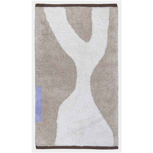Mette Ditmer Denmark Bijeli/bež periv pamučan tepih 50x80 cm Figura – Cene
