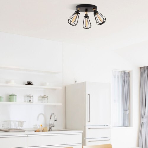 Opviq Fetiye - N-1119 BlackGold Chandelier Slike