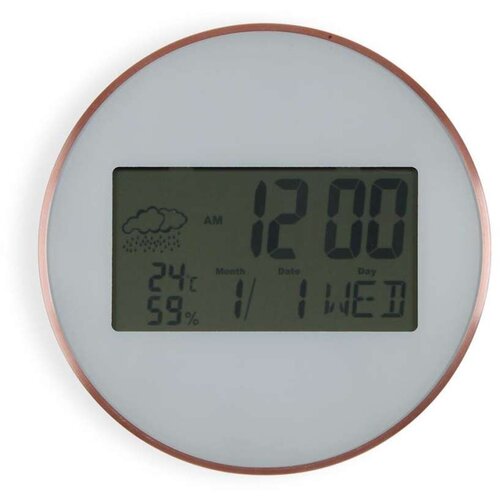  Zidni sat Versa Bijela Plastika Minimalistički 2 8 x 25 x 25 cm Cijene
