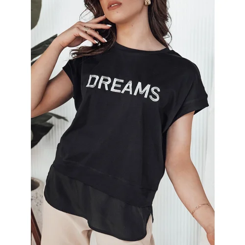 DStreet Women's T-shirt DREAMY black