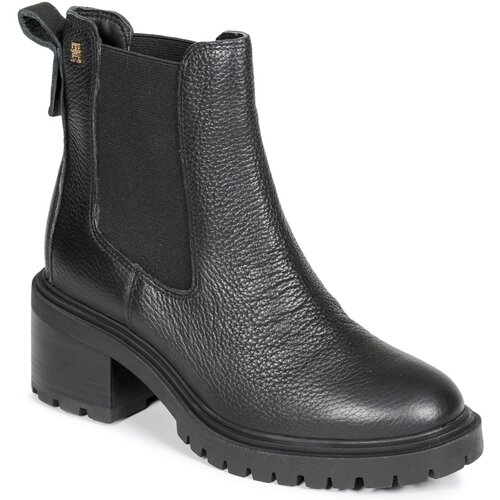 Tommy Hilfiger Škornji Th Leather Chelsea Cleated Heel FW0FW08774 Črna Cene