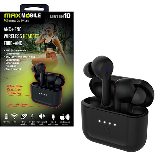  Slu&scaron;alice Maxmobile F80 TWS ANC Bluetooth Cijene