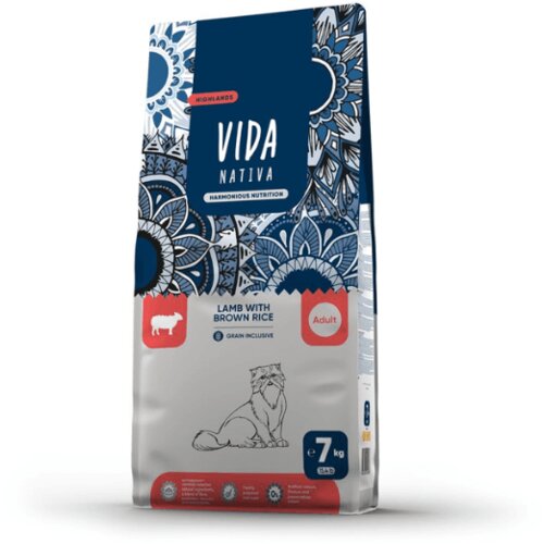 Craftia vida nativa highlands lamb with brown rice adult cat - 7 kg Slike