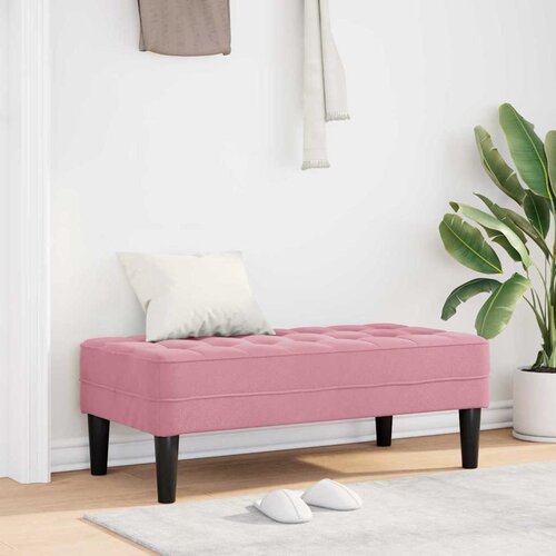  Klupa s jastukom Ružičasta 113 x 57 x 39 cm Bar&scaron;un Cijene