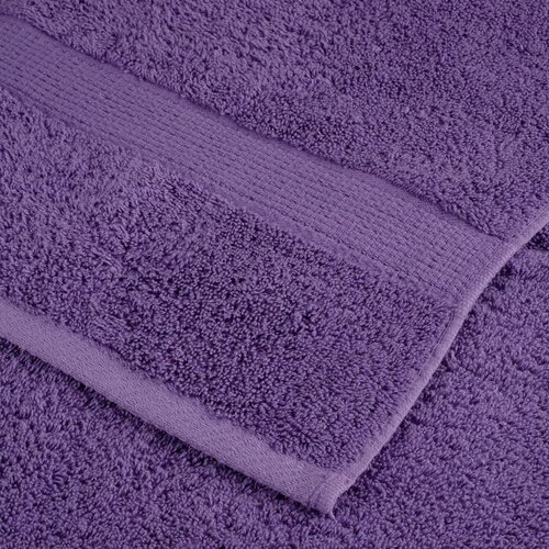  Ručnici SOLUND 2 kom ljubičasti 100 x 200 cm 600 gsm Slike
