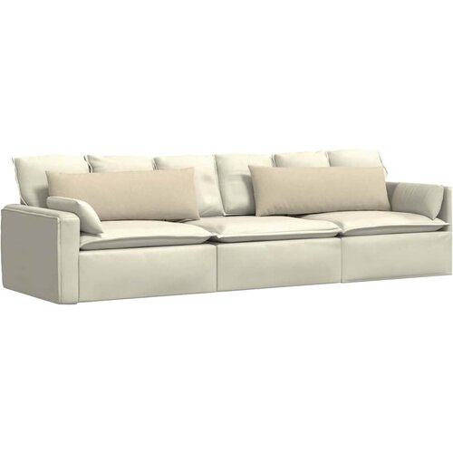  Jastučići za sofu 2 pcs Krema 120 x 40 cm tkanina Slike
