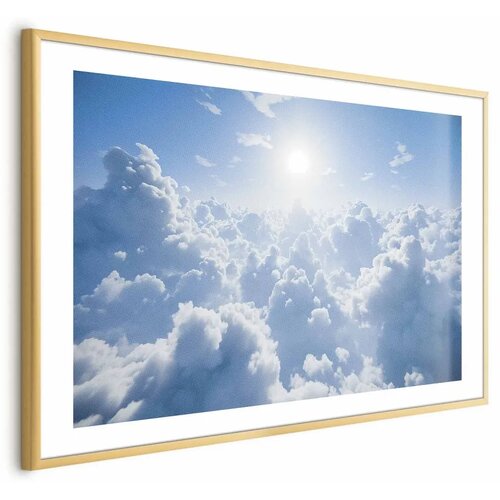  Plakat Heavenly Peace: Warm Sun Rays 42x29.7 Zlatni okvir s margom Cijene