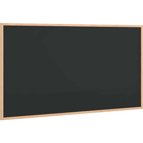 VidaXL Ploča za pisanje s crnim okvirom od punog borovine 100x55 cm Slike