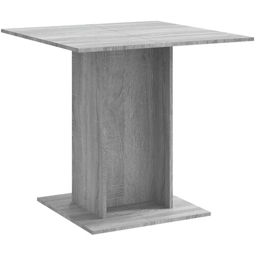 Maison Chic Jedilna miza - Kuhinjska miza - Jedilni stol siva sonoma 80x80x75 cm inženirski les, (21714903) Slike