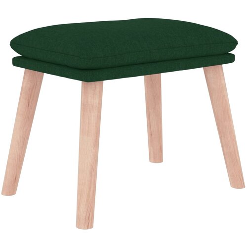 vidaXL Stolček za noge temno zelen 45x29,5x35 cm blago, (20983851) Cene