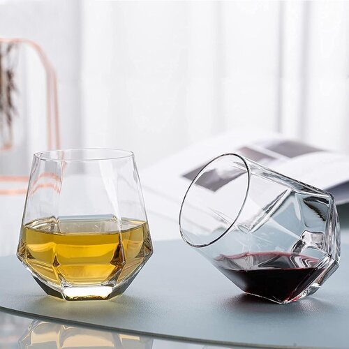  Set ča&amp;scaron;a u obliku dijamanta, 2 x 330 ml Slike