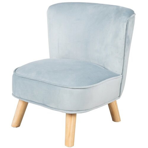 Roba Svijetlo plava baršunasti dječja fotelja Lil Sofa – Cene