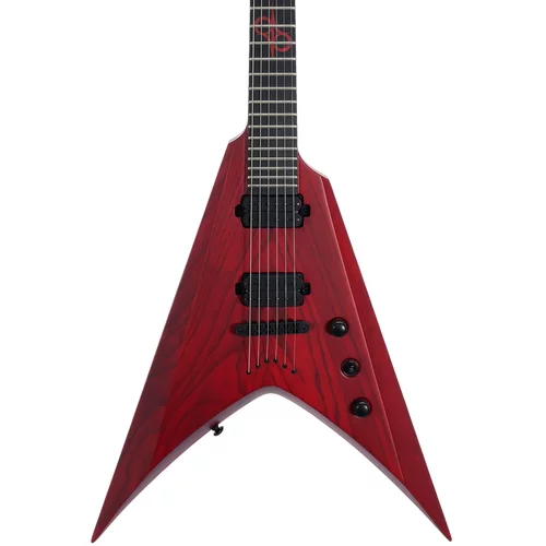 Solar Guitars Solar V2.6TBR SK Trans Blood Red Matte gitara + torba
