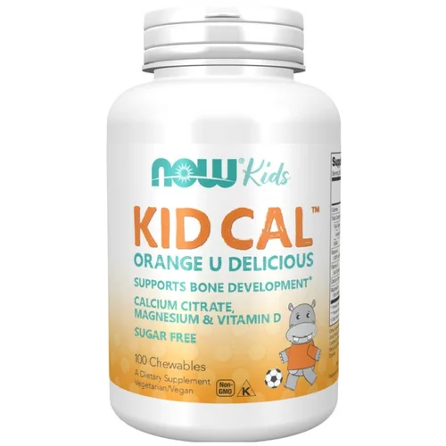 Now Foods Otroški Kalcij in Magnezij NOW (100 žvečljivih tablet)