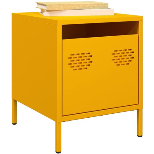 vidaXL Noćni ormarići 2 kom boje senfa 35x39x43,5 cm čelični Cijene