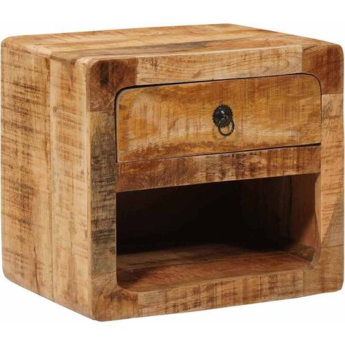 VidaXL Wall-mounted noćni ormarić s ladicama Smeđa 40 x 30 x 36 cm Slike