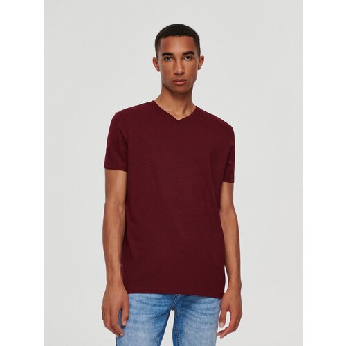 House - Obična majica kratkih rukava Basic - Bordo Cijene