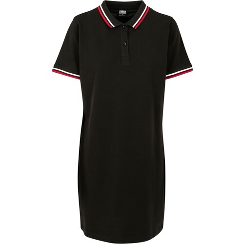 Urban Classics Women&amp;#039;s Polo Dress, Black Slike