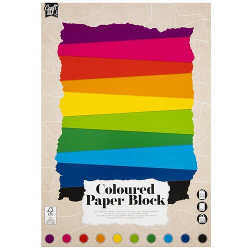  Papirni blok u boji 24 x 34 cm 20 listova Slike