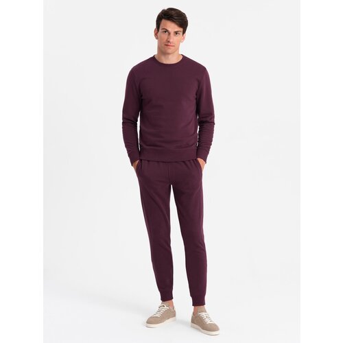 Ombre BASIC men&amp;#039;s cotton sweatshirt set BASIC sweatshirt + joggers Slike