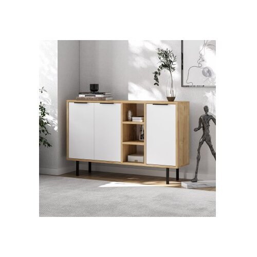 Hanah home komoda viyana sapphire oak white Slike