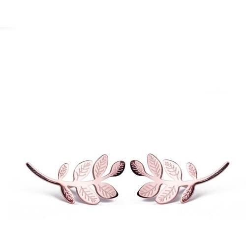 Vuch Leaves Rose Gold Earrings Cene