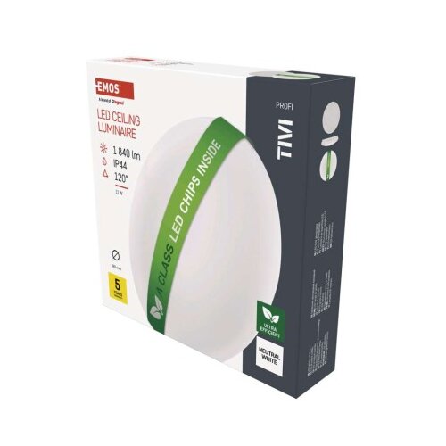  LED stropna svetilka TIVI, A CLASS, okrogla bela 11W, IP44, Nevtralna bela Cene