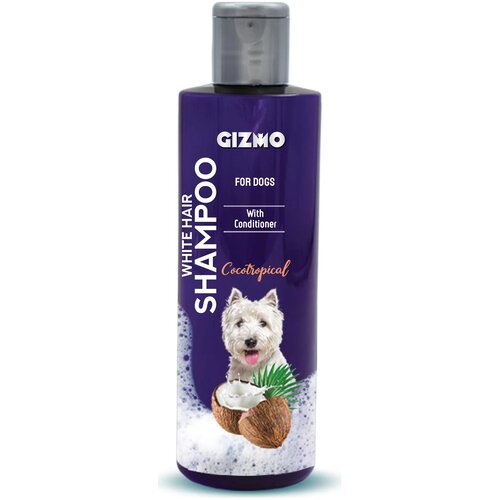 Gizmo &amp;scaron;ampon za pse sa belom dlakom Slike