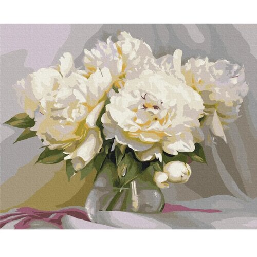  Slika za samostalno slikanje - Innocent peonies 50x40 Slike