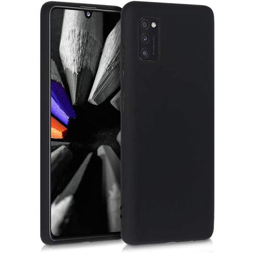  Silikonski ovitek za samsung galaxy A41 A415 - mat črn Slike