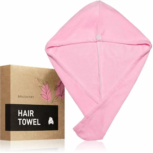 BrushArt Home Salon Hair towel ručnik za kosu Pink
