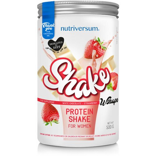 NUTRIVERSUM protein za žene wshape shake jagoda 500g Cene