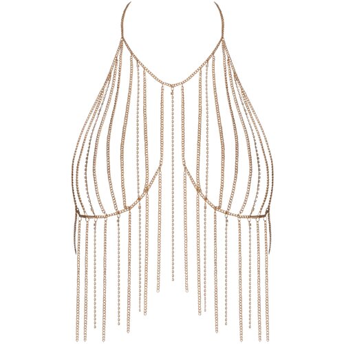 Cottelli Chain Top with Rhinestones 2450526 Golden Slike