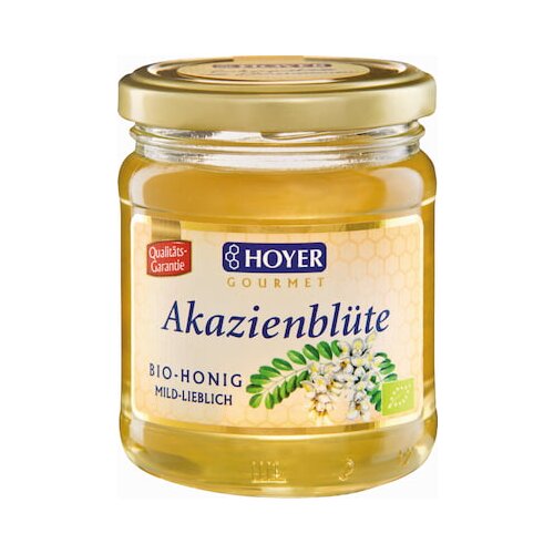 HOYER Med od akacije BIO - 250 g - staklenka Slike