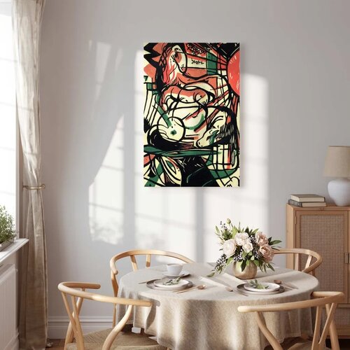  Slika - Franz Marc &amp;ndash; The Birth of the Horse 60x90 Premium Print Slike