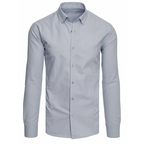 DStreet Men's Solid Color Grey Shirt Slike