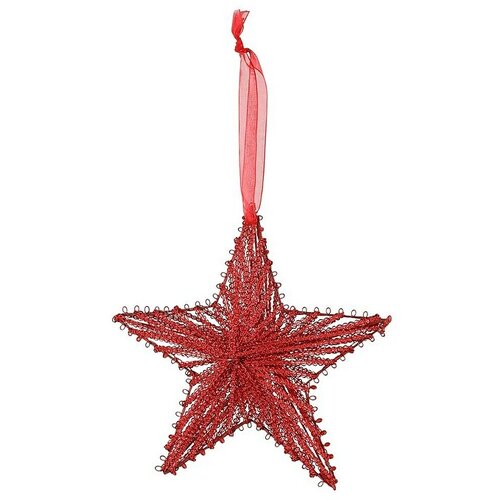  Okrasek za božično drevo Zvezda (Rdeča, Žica, 20 cm) Cene