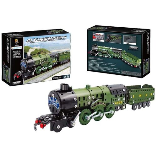  Metalni set za gradnju lokomotiva Flying Scotsman, 232 dijela Slike